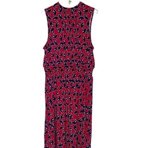 Leota Dress Sz XXL Ladies' Aria Midi Stretch Sleeveless Red